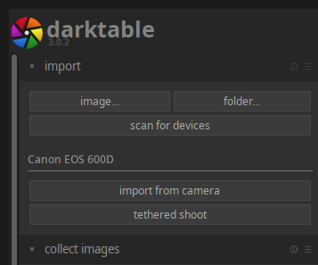 darktable how to export